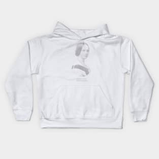 ADA LOVELACE binary on white Kids Hoodie